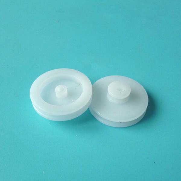 Plastic Single Flute Pulley Wheel OD: 20.5mm