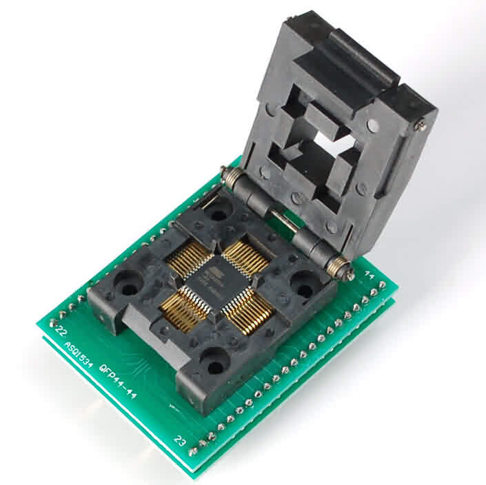 SMT Test Socket - TQFP-44 Breakout