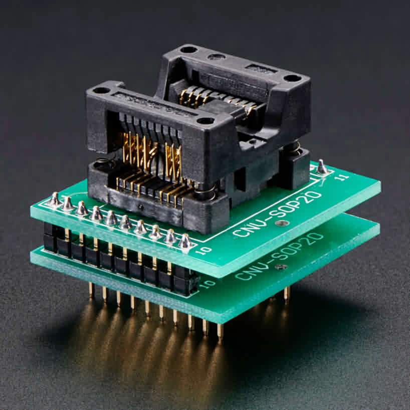 SMT Test Socket - Medium SOIC-8 - 200mil