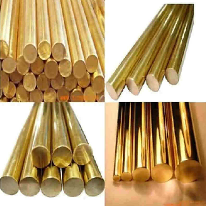 Brass Rod by Alloy H59 - Diameter:1~20mm / L: 500mm 1000mm