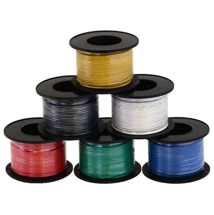 Stranded Wire by 6 Colors / AWG: 26 / Length: 21 meters(70ft)