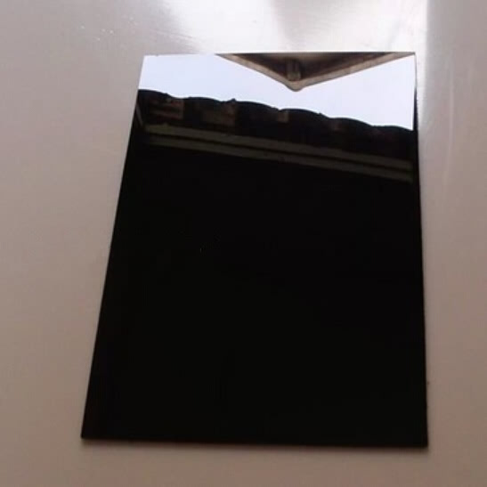 Acrylic Glass Sheets - Glossy Black - Thickness: 1.0mm