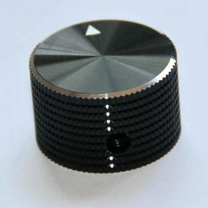 Knurled Aluminum Rotary Control Knob - OD: 25mm / H: 15.5mm