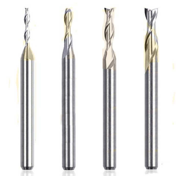 Fish-tail Drill Bit Kit - Bit Diameter: 0.5 ~ 3.175mm