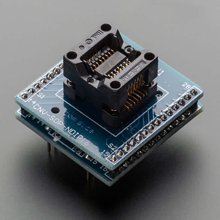 SMT Test Socket - SOIC-16 Narrow Breakout