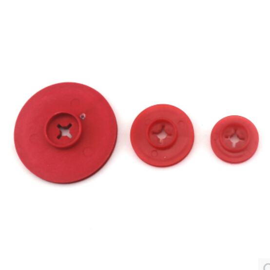 Plastic Single Flute Pulley Wheel OD: 25 35 53mm